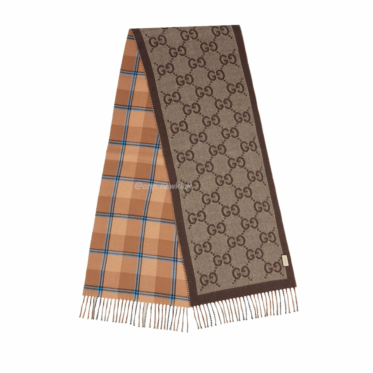 Gucci Gg Reversible Check Scarf 45x170cm (2) - newkick.vip